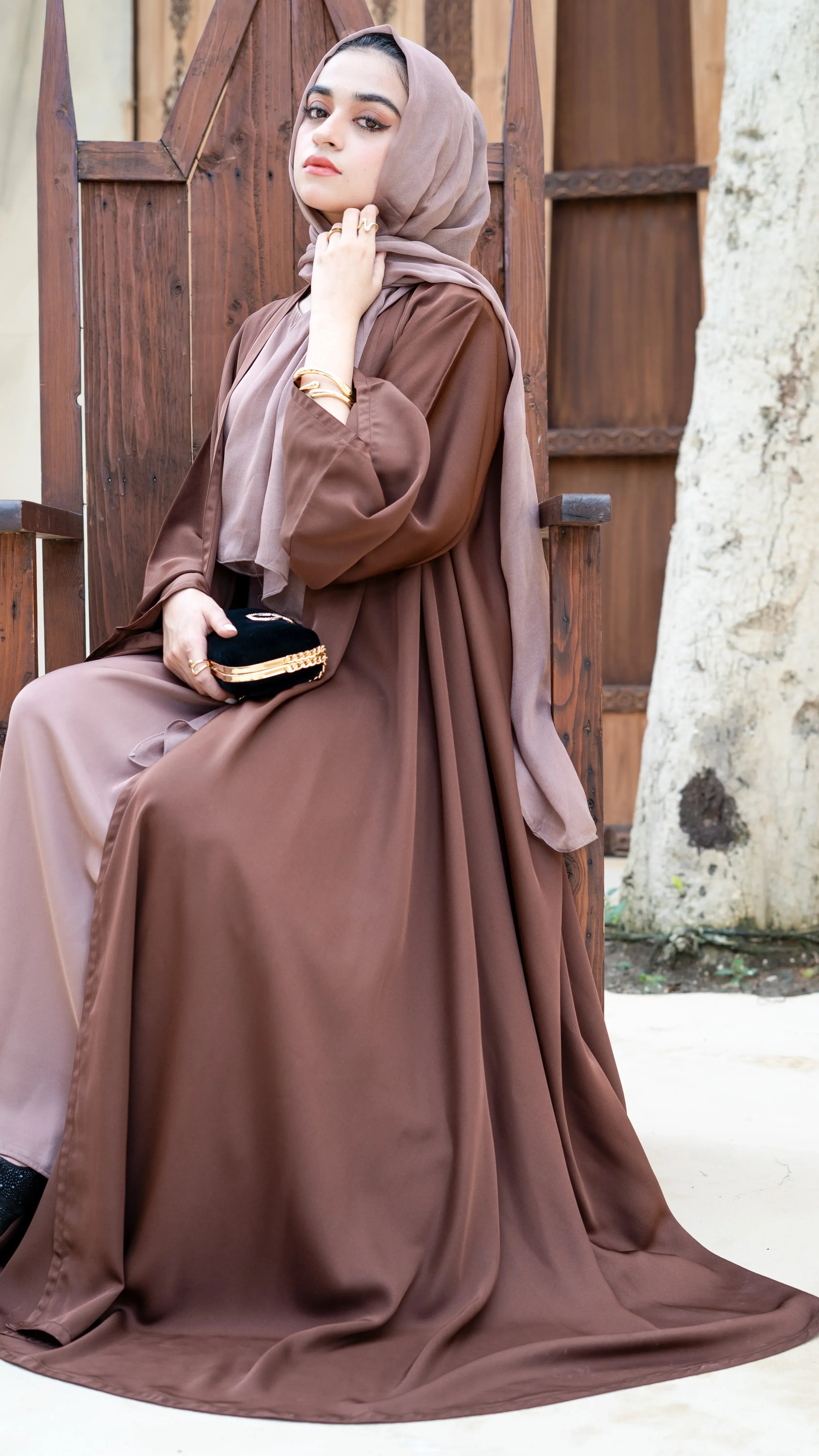 Luna Abaya Set